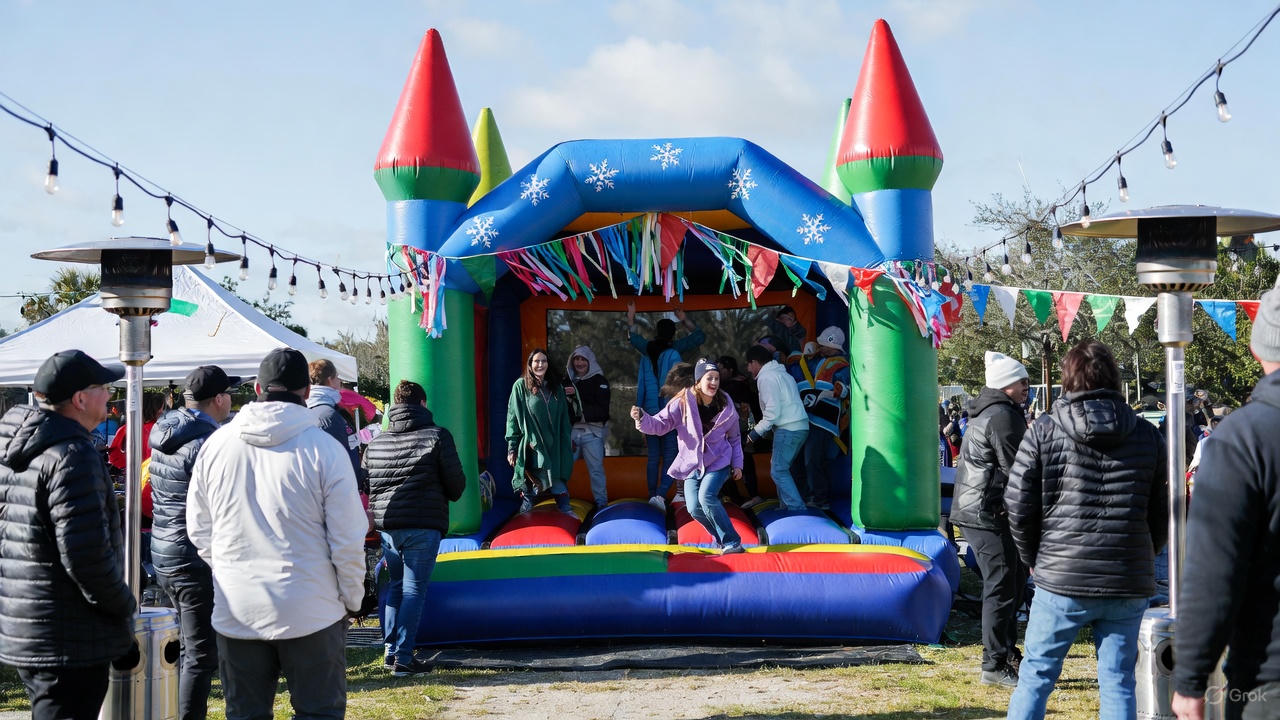 Braving the Chill: Fun Bounce House Ideas for Cold Weather Parties in Cape Coral and Fort Myers