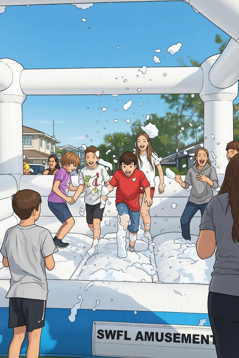 Bubble Up the Fun: Why Foam Machines Are Taking Over Bounce House Rentals in Cape Coral!