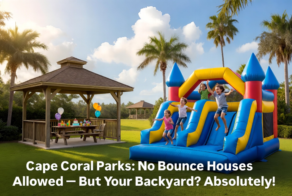 Cape Coral Park Pavilions and Bounce Houses: The City Rule