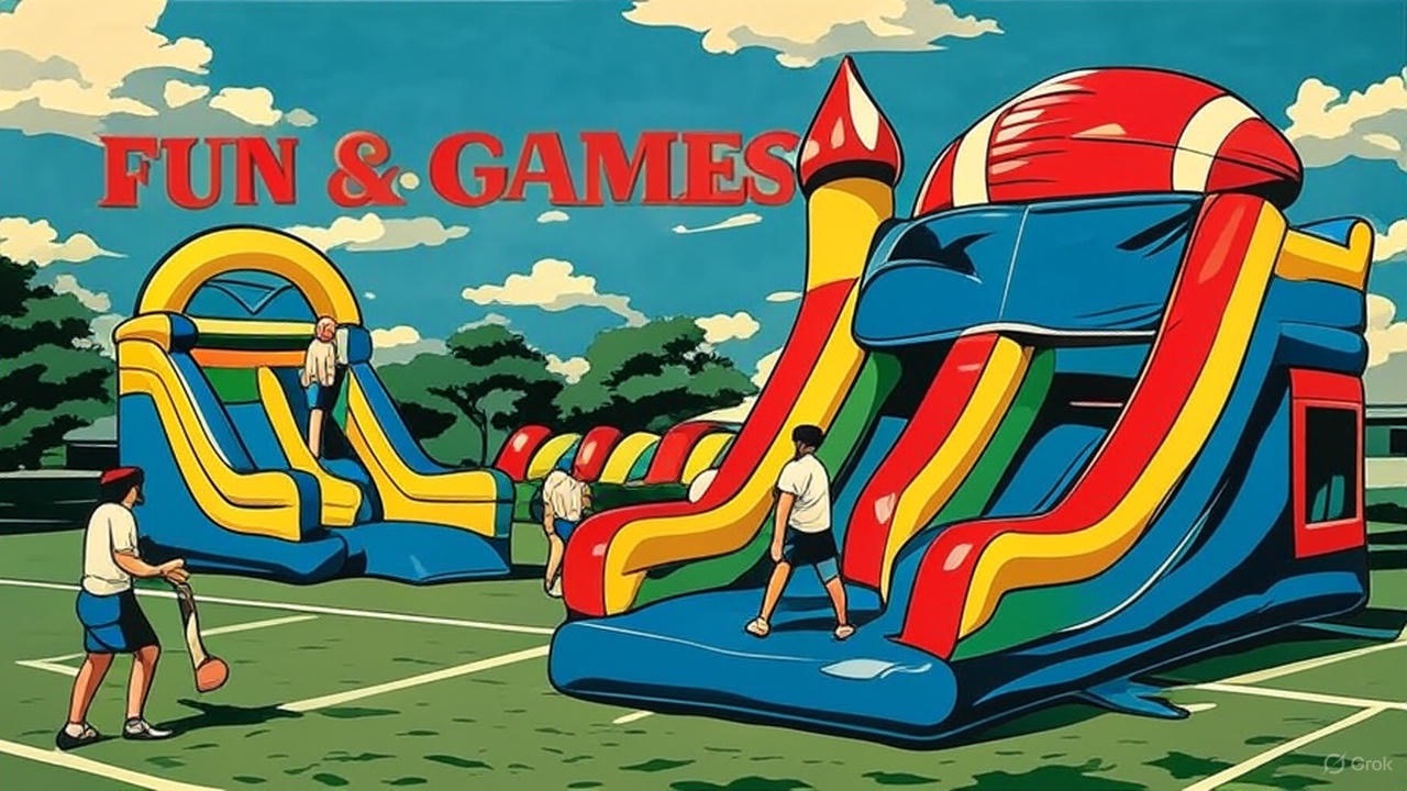 Score Big with SWFL Amusements: Inflatable Rentals for Football Parties
