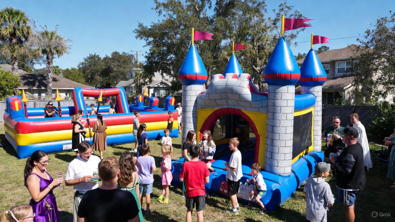 Fort Myers Parents Are Losing It: Bring the Renaissance Faire Magic Home with Epic Inflatable Jousting Rentals!