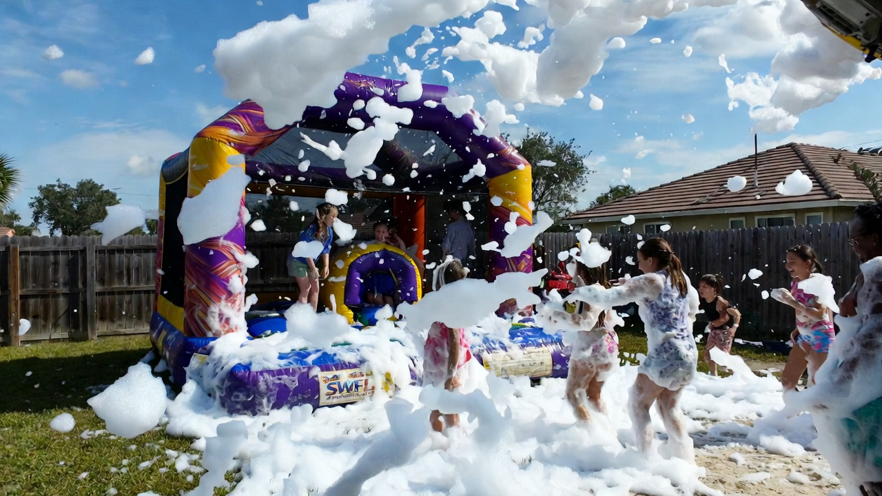 Is a Foam Party the Ultimate Upgrade for Your Bounce House Rentals in Cape Coral?
