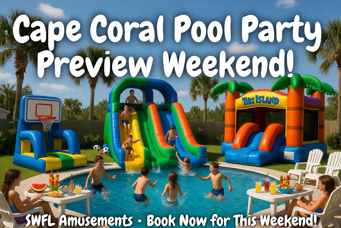 Why This Weekend is Perfect for a Cape Coral Pool Party Preview: Test Your Water Slide Rentals Before Summer Heat Hits!