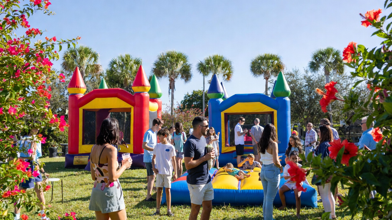 Spring Garden Parties: Transform Your Cape Coral Backyard Into an Outdoor Paradise With Bounce House Rentals