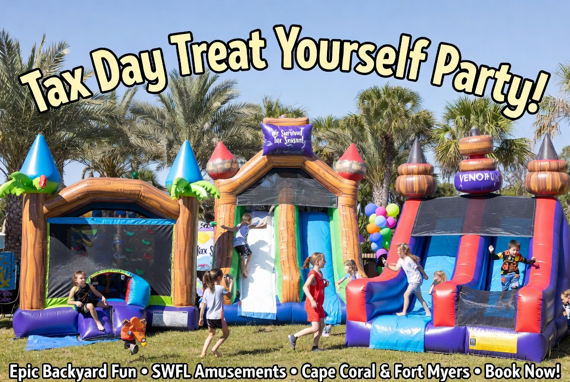 Tax Day Is Wednesday: Treat Yourself to an Epic Backyard Party in Cape Coral!