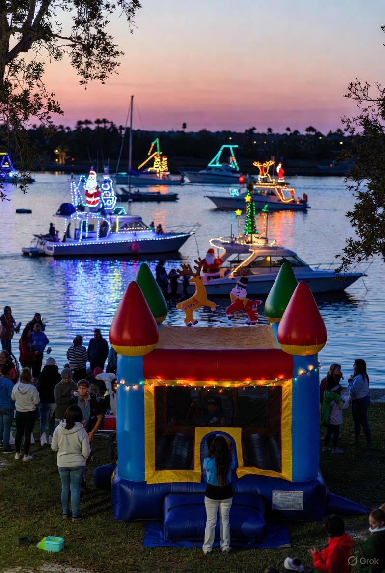 Why Bounce Houses Are the Perfect Addition to Your Cape Coral Holiday Boat Parade Party in 2025