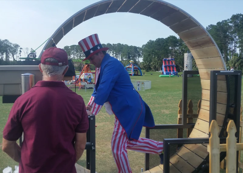 Human Hamster Wheel rental in Cape Coral and Fort Myers, FL